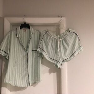 Victoria's Secret Striped PJ Short Set